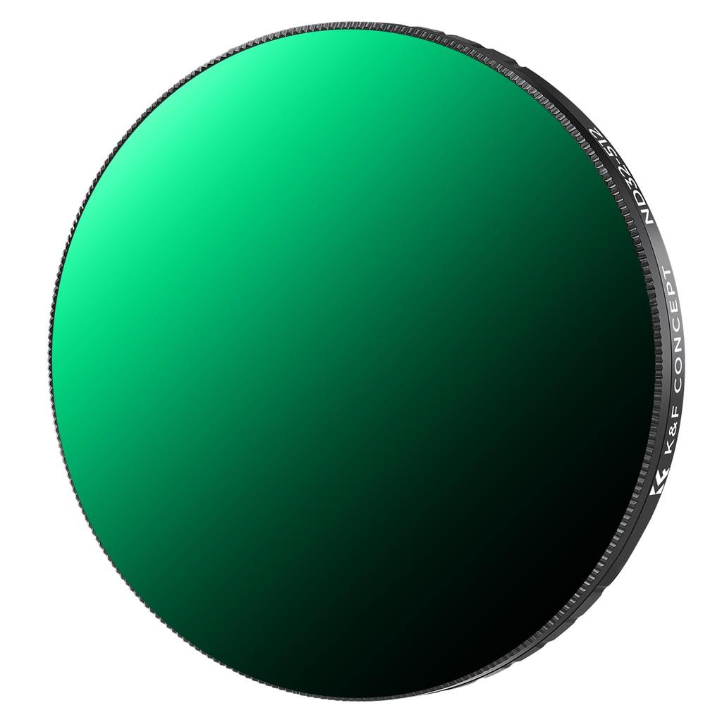 Concept Variable ND Filter for Osmo Action Neutral Density Lens Light Intensity Lens AGC Optical High Protective Nano Easy Installation K&F (ND32-512)