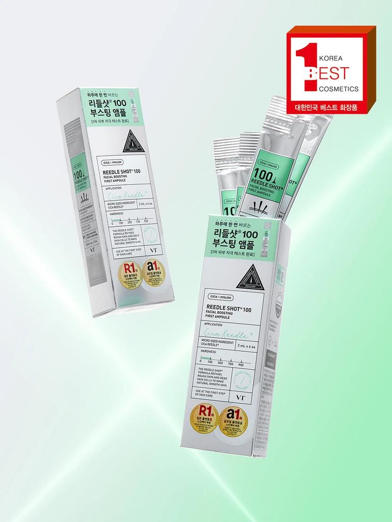 VT Reedle Shot 100 Facial Boosting First Ampoule 2 ml × 6