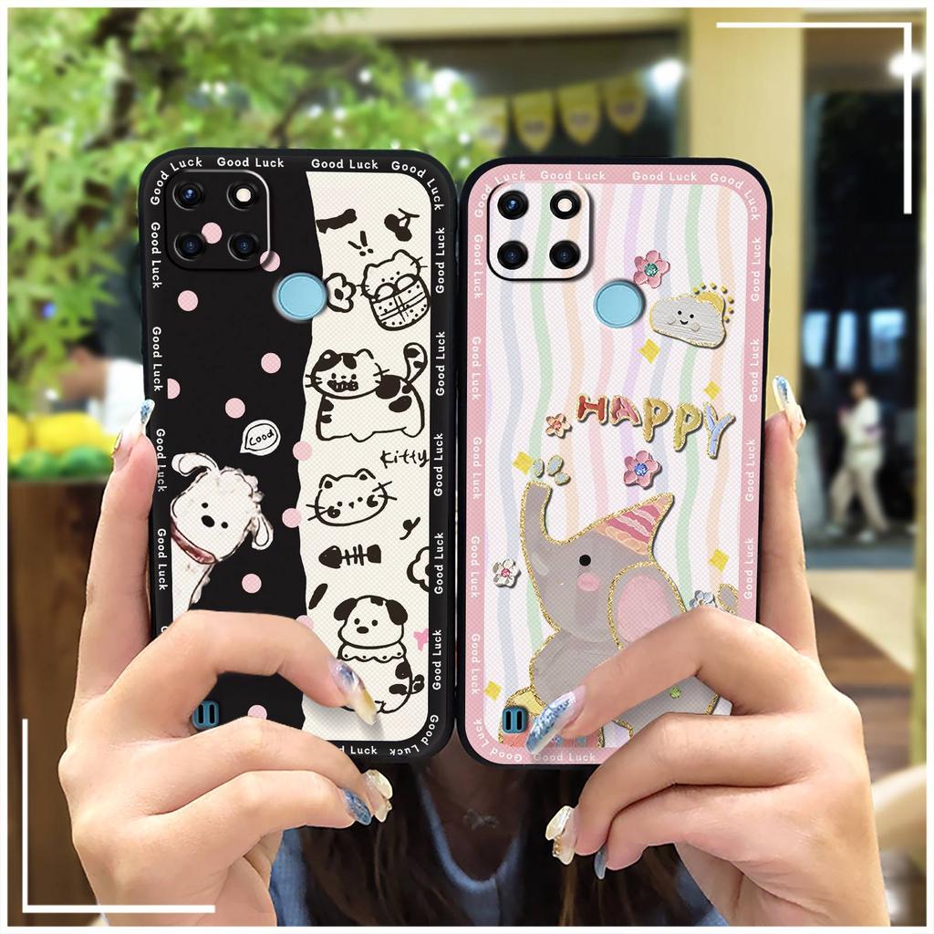 Phone Pouch Graffiti Phone Case For OPPO Realme C21Y/C25Y Silicone Back Cover Full Wrap Anti-dust Anti-knock Soft Case