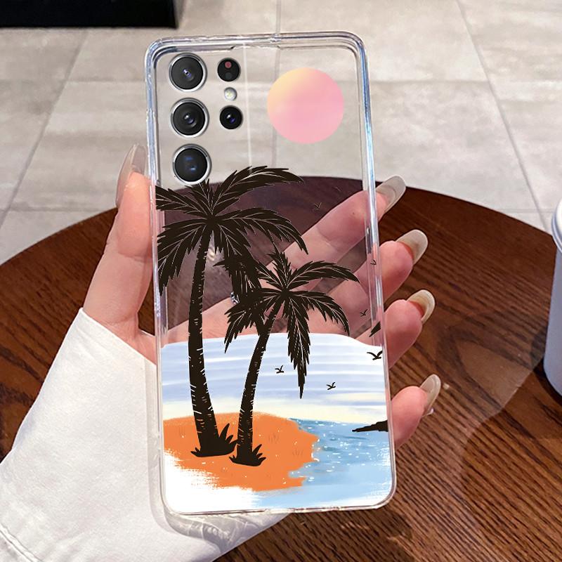 For Samsung Galaxy S21 Ultra Shell Samsung S21 FE Cases Soft TPU Back Cover For Samsung S21 Plus S21+ Capa Rabbit Cat Phone Case