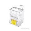 Hengdesheng 6P4C RJ11 Telephone Crystal Connector - 100 Pack