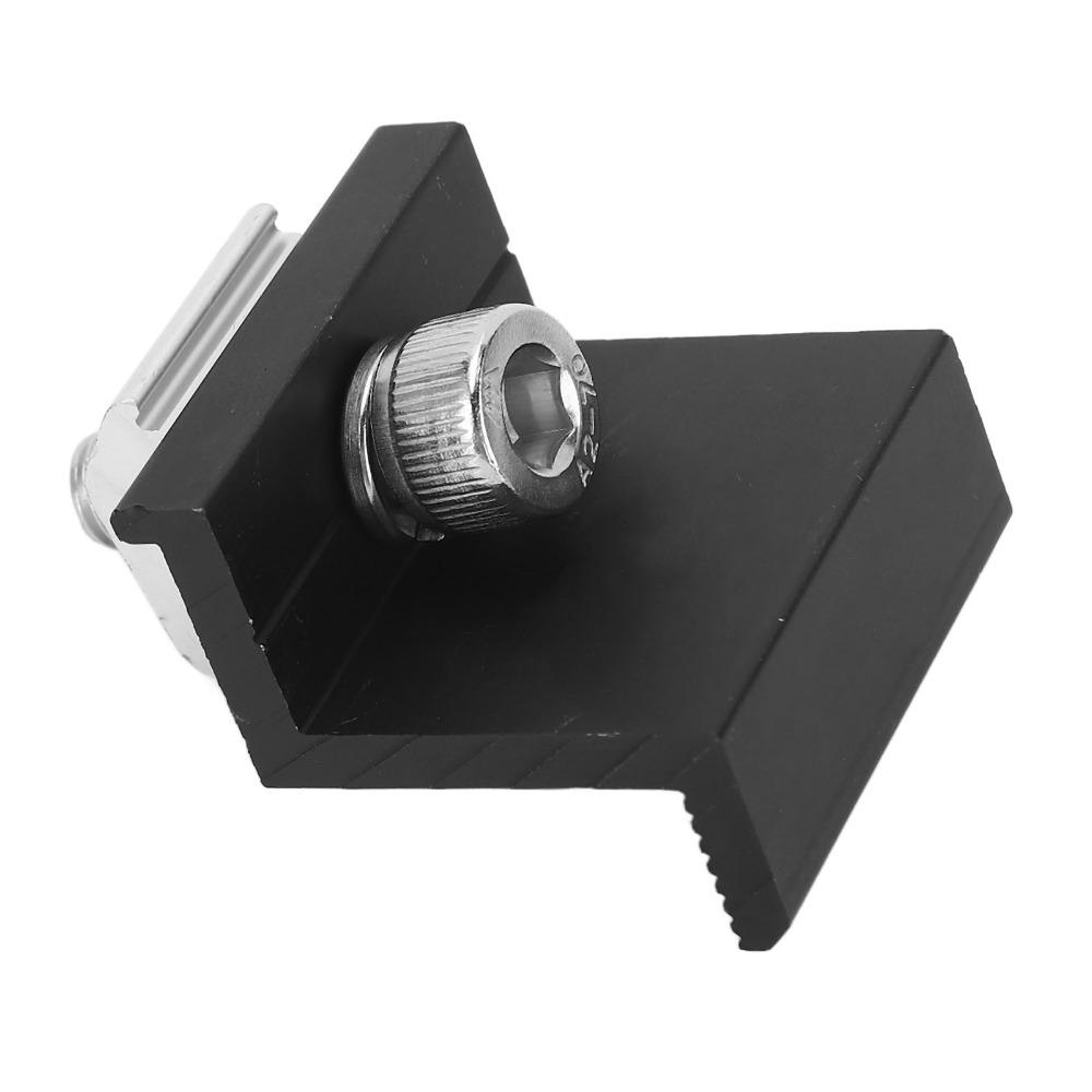 12pcs Lightweight Solar Panel End Clamp Practical Photovoltaic Z Bracket For Off-Grid System