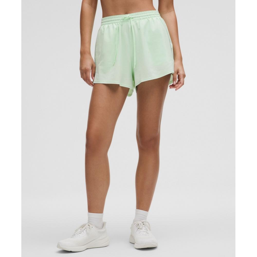 

Lululemon Легкие, с высокой посадкой, свободные, короткие, 3 длины, подкладка Sea Mist Crater Blue 8