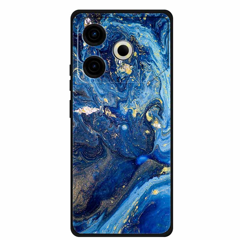 Phone Case For Tecno Pova6 Neo TPU Back Coque for Pova 6 Neo Marble Colour Soft Cover Protective Funda Luxury Silicone Shell