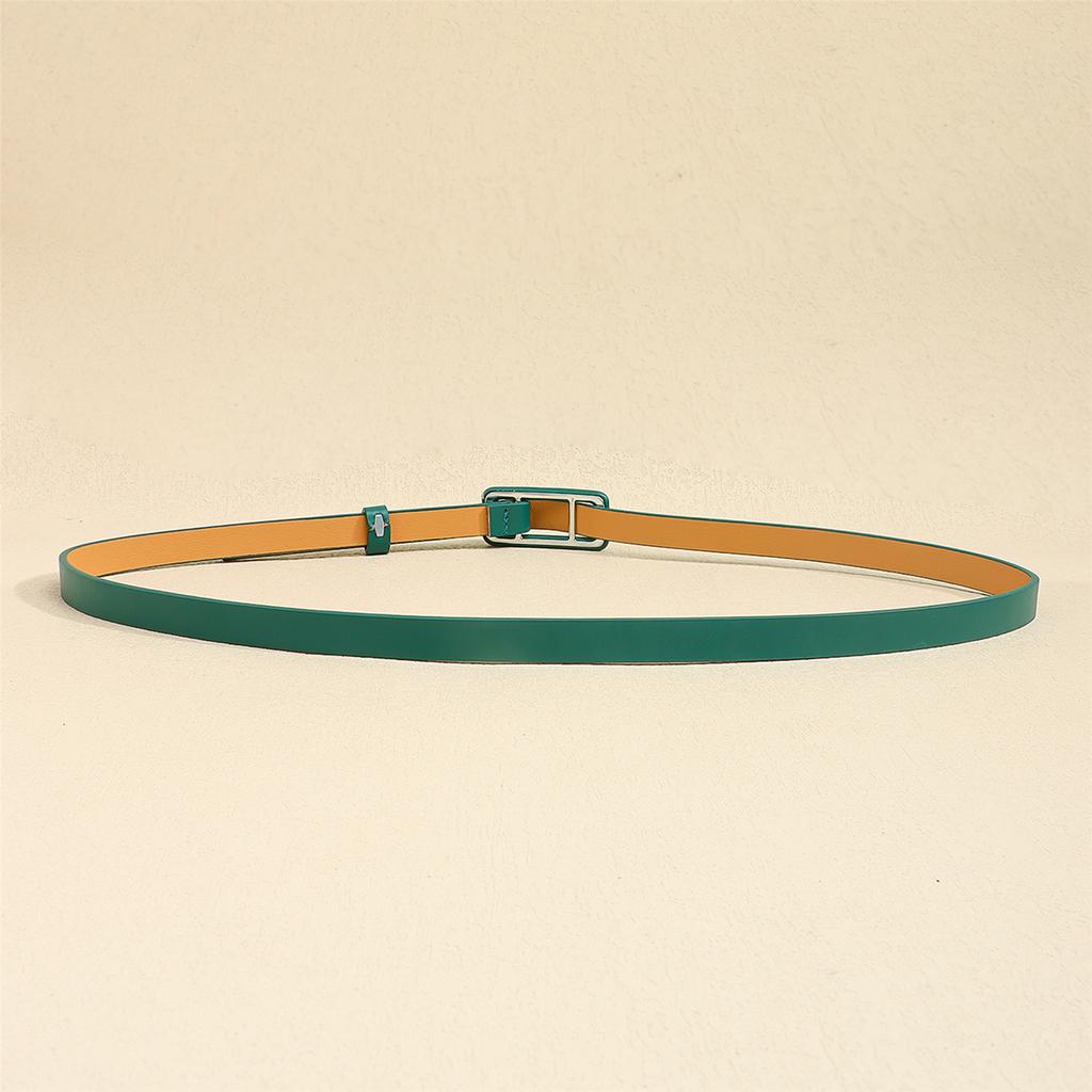 Stilvoller Verstellbarer PU-Leder-Taillengürtel für Damen Leichtes Dünnes Design Taillenband für Lässiges Büro Reise-Outfit