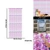 Adorable Pink Cat Paw And Dog Paw Rain Curtain For Festive Pet Birthday Parties
