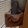 Portable Women's Bag 2025 Autumn New Retro Suede Underarm Bag Women's Fashion Large-capacity Tote Bag Shoulder Bag