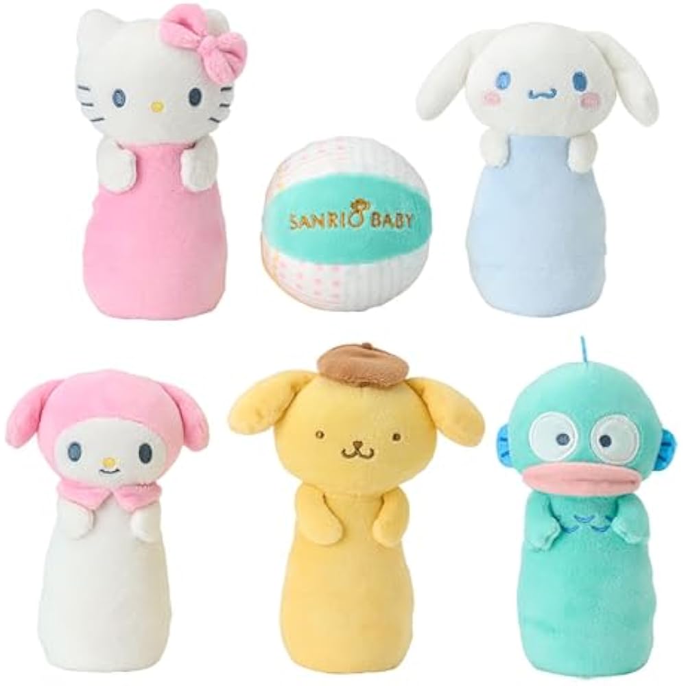 Sanrio (Sanrio Baby) Washable Bowling Play Sanrio Characters Hello Kitty My Melody Cinnamoroll Po...