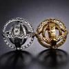 Vintage Astronomischer Kugels Ring Rotierender Kosmischer Finger Ring für Damen Herren Trendiger Kreativer Mode Charme Geschenk