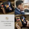 Anti -Scratch Vintage Leather Phone Bag Case For Samsung Galaxy Z Fold4 5g Fold 4 Zfold4 Card Slot Full Protection Cover Coque
