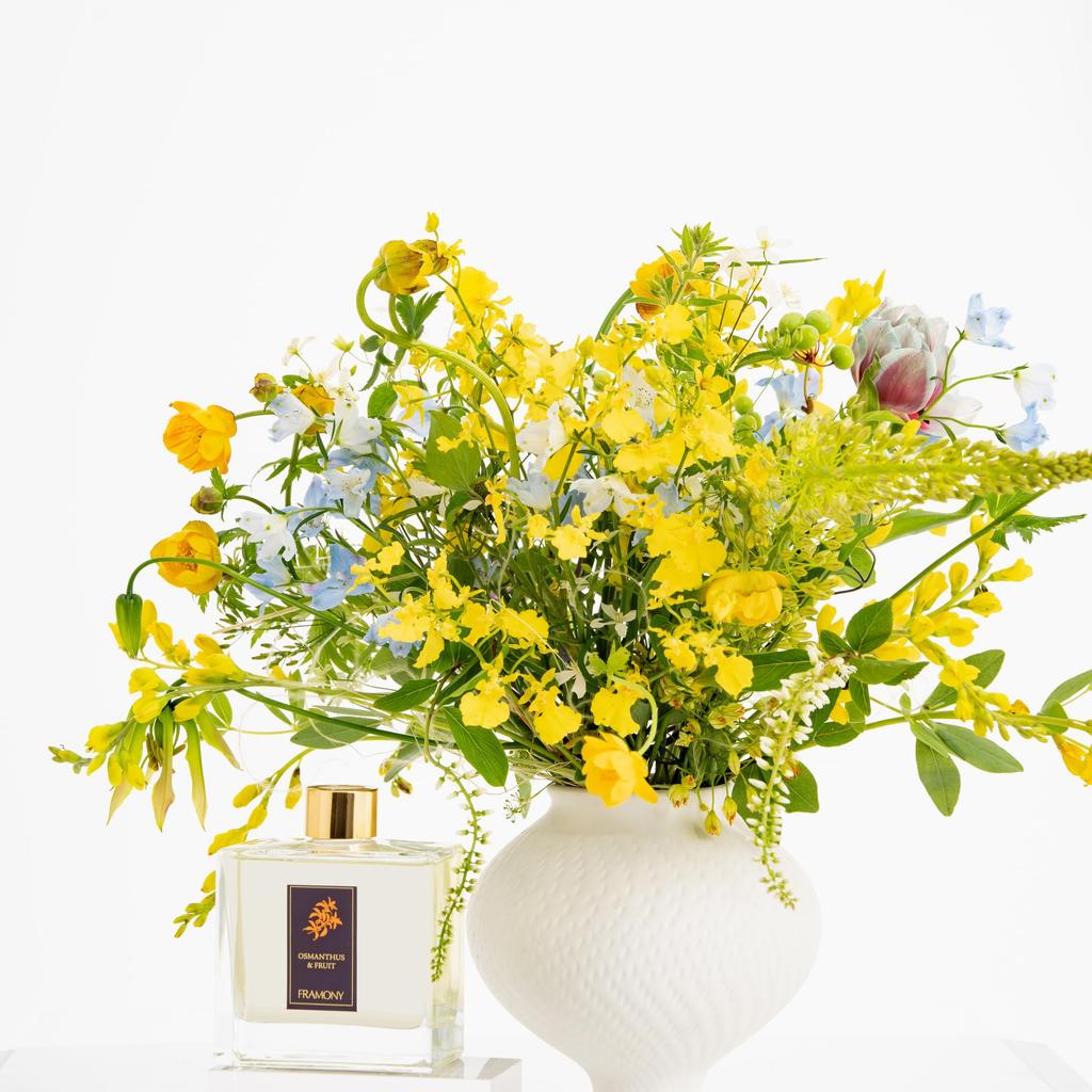 FRAMONY Reed Osmanthus and Autumn 200ml Room Air Gift Ethanol-Free Diffuser, Fruit, Scent, (KINMOKUSEI), Fragrance, Freshener,