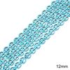 Synthetic Blue Turquoise Round Loose Beads for DIY Jewelry Accessories - Bracelets, Necklaces, Pendants
