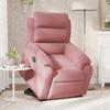 Recliner Chair with Lift Assistance Electric Pink Velvet