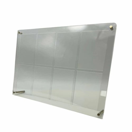 AiO JAPAN Trading Card Display Case, Screw-On, Acrylic, Holds 8 Cards, Fits Cards Up To 9.1cm H X 6.5cm W X 1mm Thick, Clear Loader, Airtight, Protect