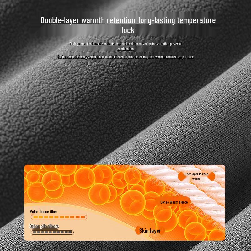 VANCL Pánské zimní joggery s fleecovou podšívkou