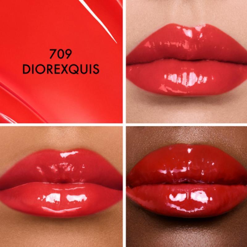 DIOR Glamor Mirror Lipstick Lipstick Moisturizing and plump, watery, easy to color and brighten #709 DIOREXQUIS Secret Land among Flowers