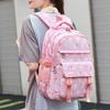 3 Pcs/Set Backpack Set Includes Lunch Bag And Pencil Case Waterproof Heart Dual Zipper Closure Adjustable Padded Shoulder