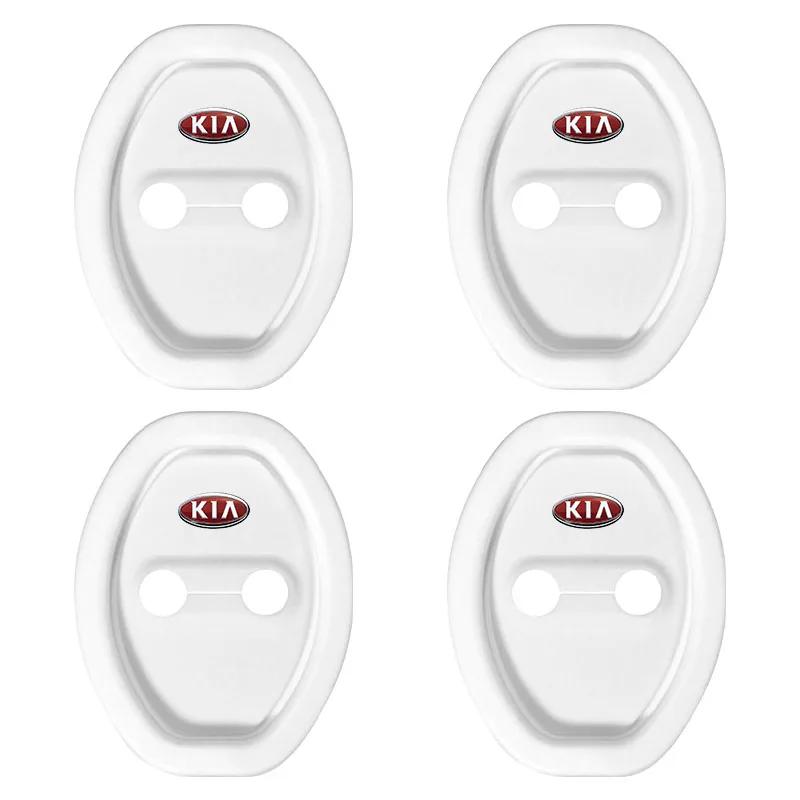 2026 Hot Car Sticker 4Pcs Car Door Groove Cushion Silicone Gel Anti-Collision Protective Cover For KIA Rio Ceed Sportage Cerato