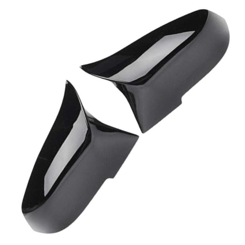 Highly Recommended.Car Door Mirror Covers, Gloss Black Rearview Side Mirror Covers Caps NONE