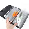 Fishing Lure Storage Wallet Waterproof Bait Bag Fishing Tackle Bag With Carabiner Soft Bait Case Fishing Rig Bag Tackleaccessory