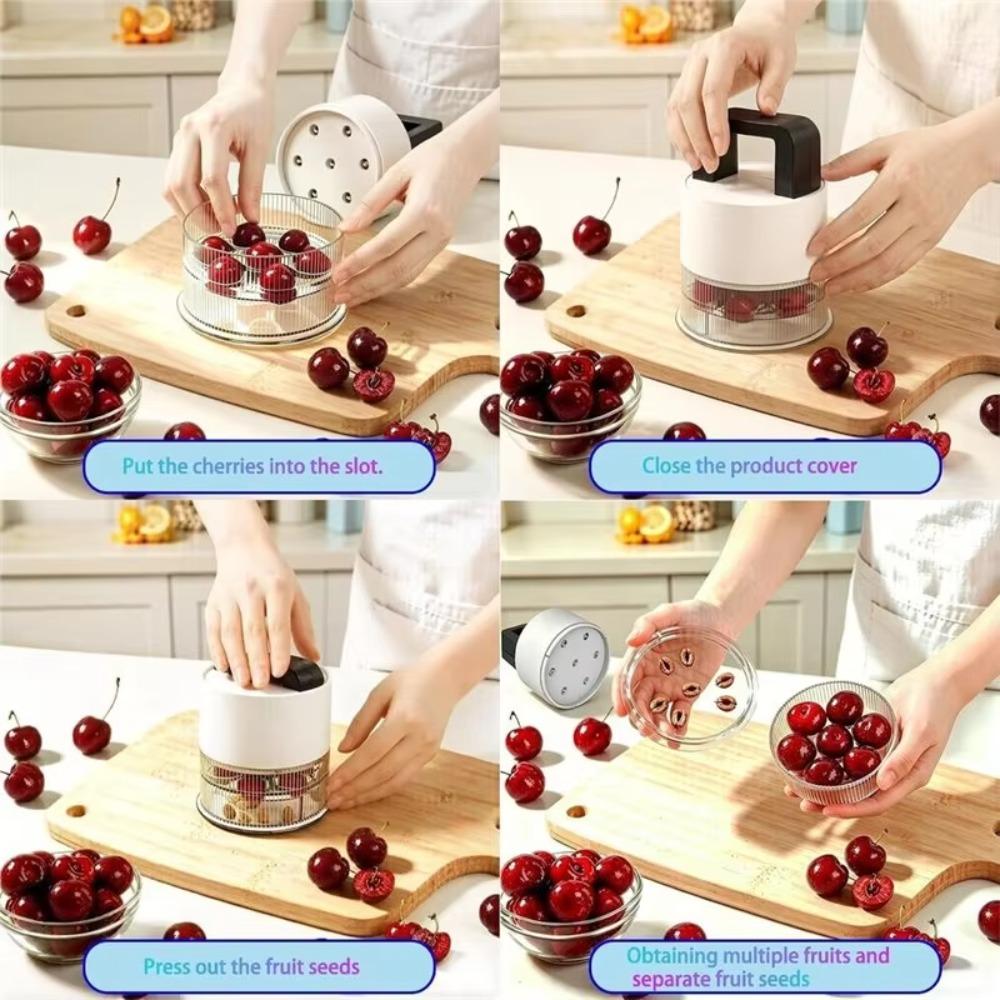 Anti-Splatter Fruit Corer Tool Push-type Olive Pitter New Seed Remover Tool  Kitchen Use