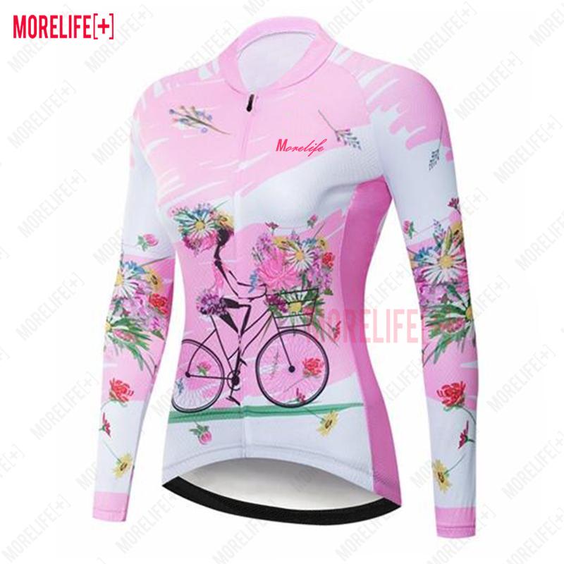 MLC Quick-drying Bike Shirt Summer Long Sleeve Cycling Shirt Top Ropa Ciclismo Women's Cycling Jersey Breathable Mtb Bike Jersey