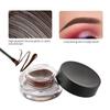 Eyebrow Cream, Waterproof Eyebrow Gel Long Lasting Brow Pomade with Brush, Natural Versatile Tinted Brow Gel Creates Natural Looking Brows