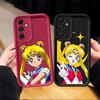 Phone Cover Case for Samsung Galaxy A56 A25 A26 A36 A24 A35 A52 A73 A22 A54 A55 A32 A21s Anime Sailor Moon