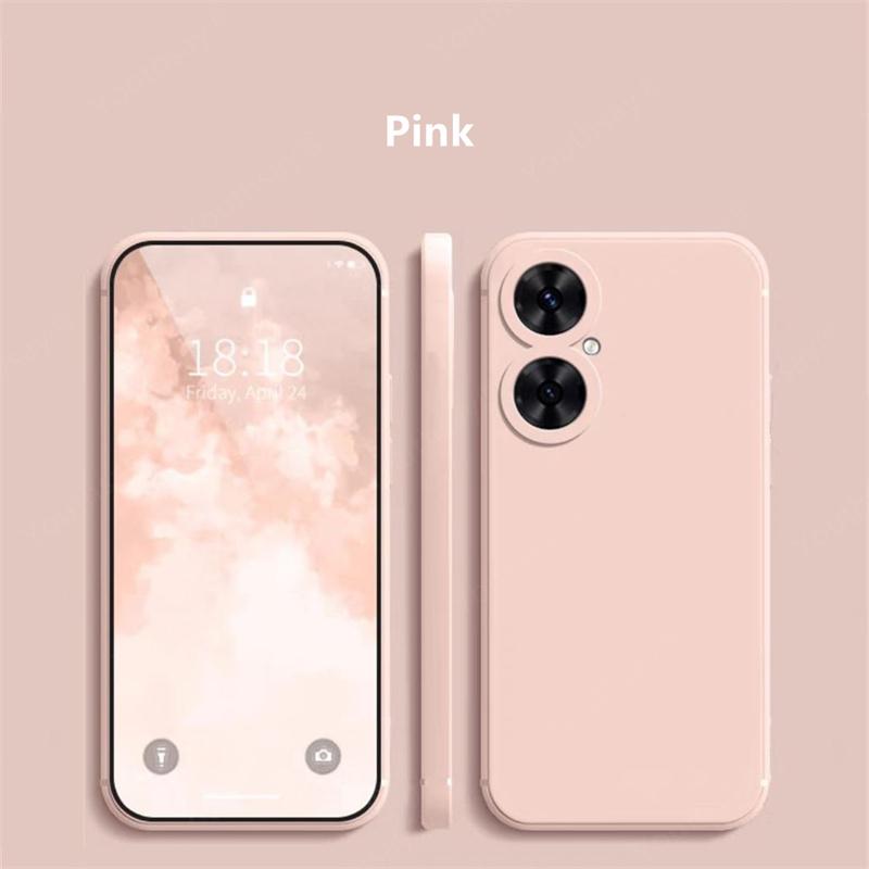 

Для Huawei Nova 11i жидкий силиконовый чехол Nova 11i чехол Funda Shell Coque мягкий телефон бампер для Huawei Nova 11i For Nova 11i розовый