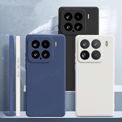 For Xiaomi 15 Pro Case Cover for Xiaomi Mi 15 Pro Fundas Coque Shell Soft Liquid Silicone Back Case Xiaomi 15 14 13 14T 13T Pro