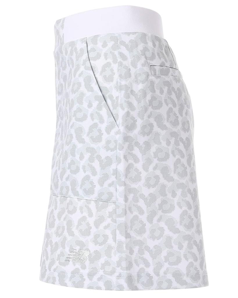Golfrock 00 [New Balance] Damen (Stretch/Leopardenmuster) / 012-5134509 030_Weiß [XS]