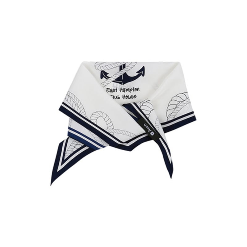 Aven Hampton Yacht Sailor Scarf Navy