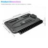 Cooling Stand for PS5 PS5 Slim PS5 Pro Compatible Console with Dual Controller Charger and RGB Light