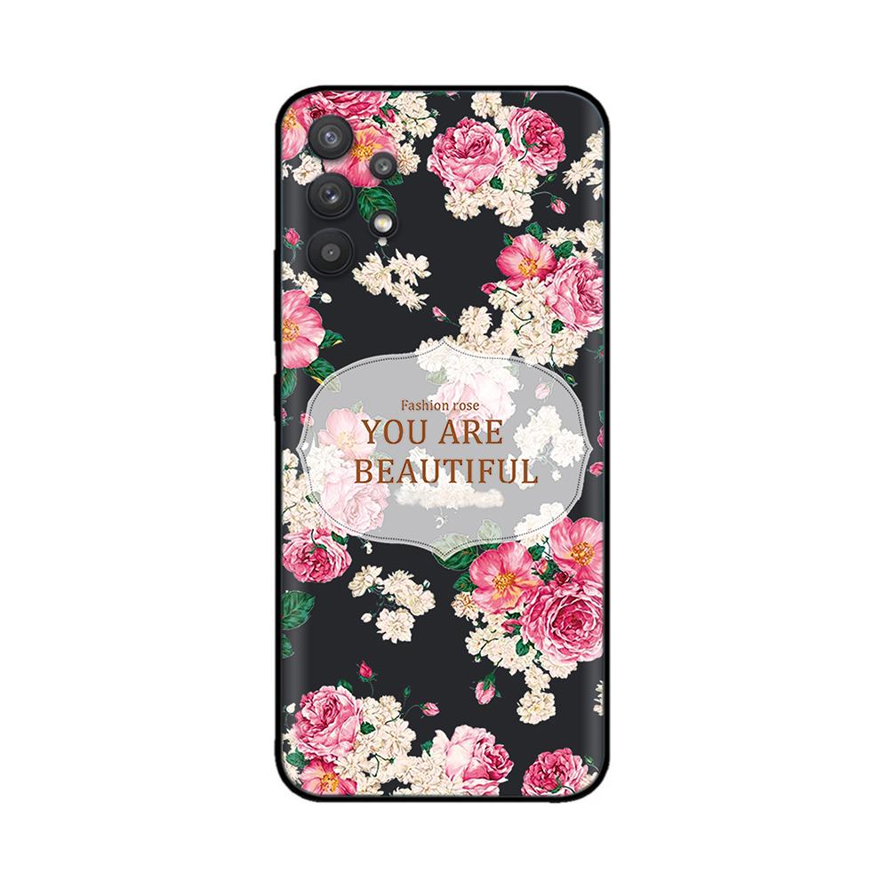 For Samsung A32 Case Soft Black Silicone Phone Back Cover for Samsung Galaxy A32 4G A325 A 32 5G A326 Case Fundas Coque Bumper