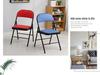 Compact Folding Chair with Backrest for Home, Office, or Dining
