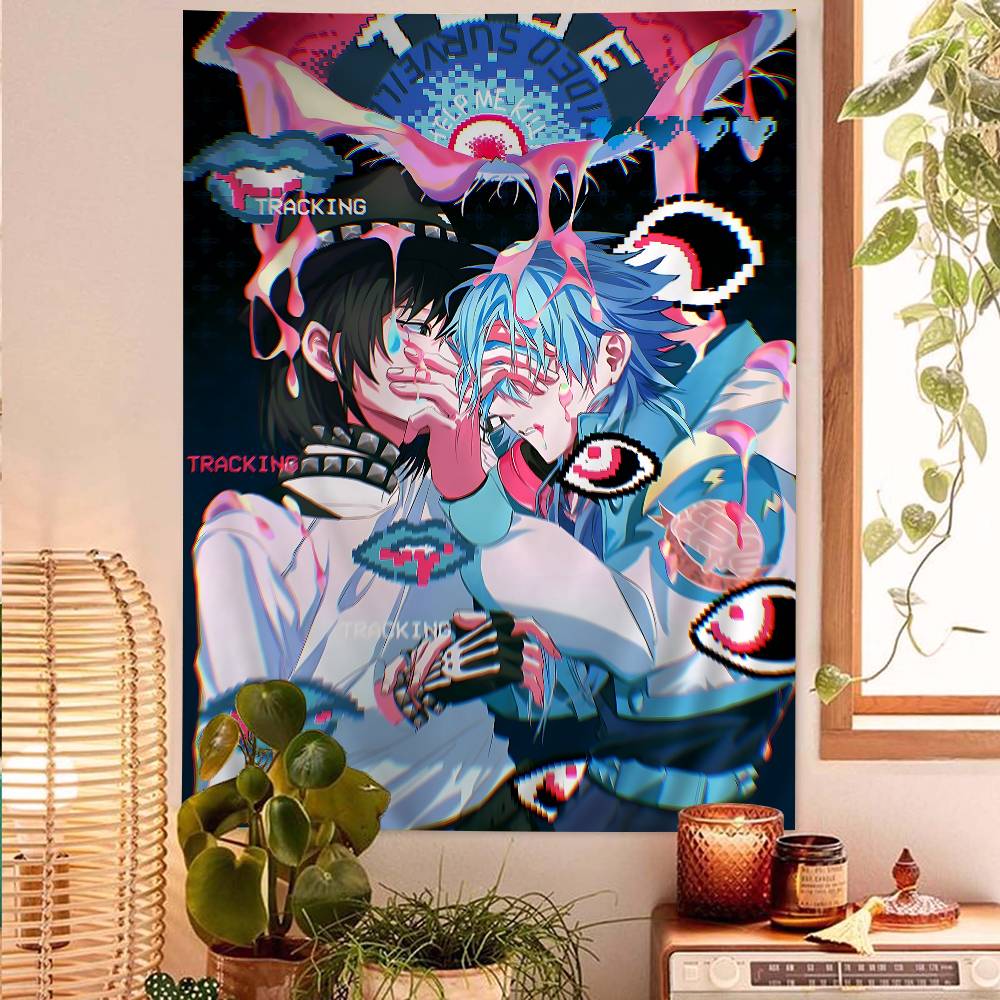 DDRAMAtical Murder Hippie Wall Hanging Tapestries Bohemian Wall Tapestries Mandala INS Home Decor