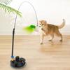 Simulation Birds Kitten Gift with Suction Cup Cat Stick Toy Cat Teaser Wands Cat Supplies Cat Toy