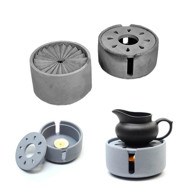 Versatile Concrete Silicone Mold Candle Box Moulds DIY Candle Holder Mould Silicone Material Candlestick Mold for Crafts