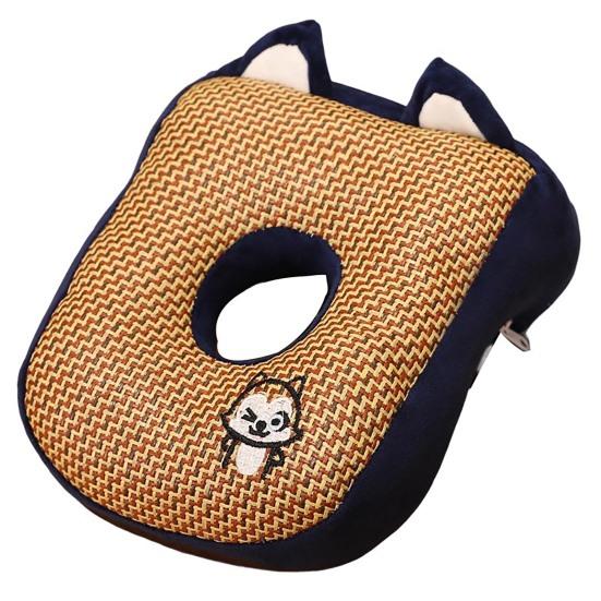 Desk Nap Pillow, Face Down Nap Pillow with Arm Hole, Cooling Mat Ergonomic Pillow for Neck Support, School Office Napping Sleeping