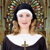 Nun Hats Nun Headband Caps Nun Habits Hat for Adult Women Cosplay Halloween Costume