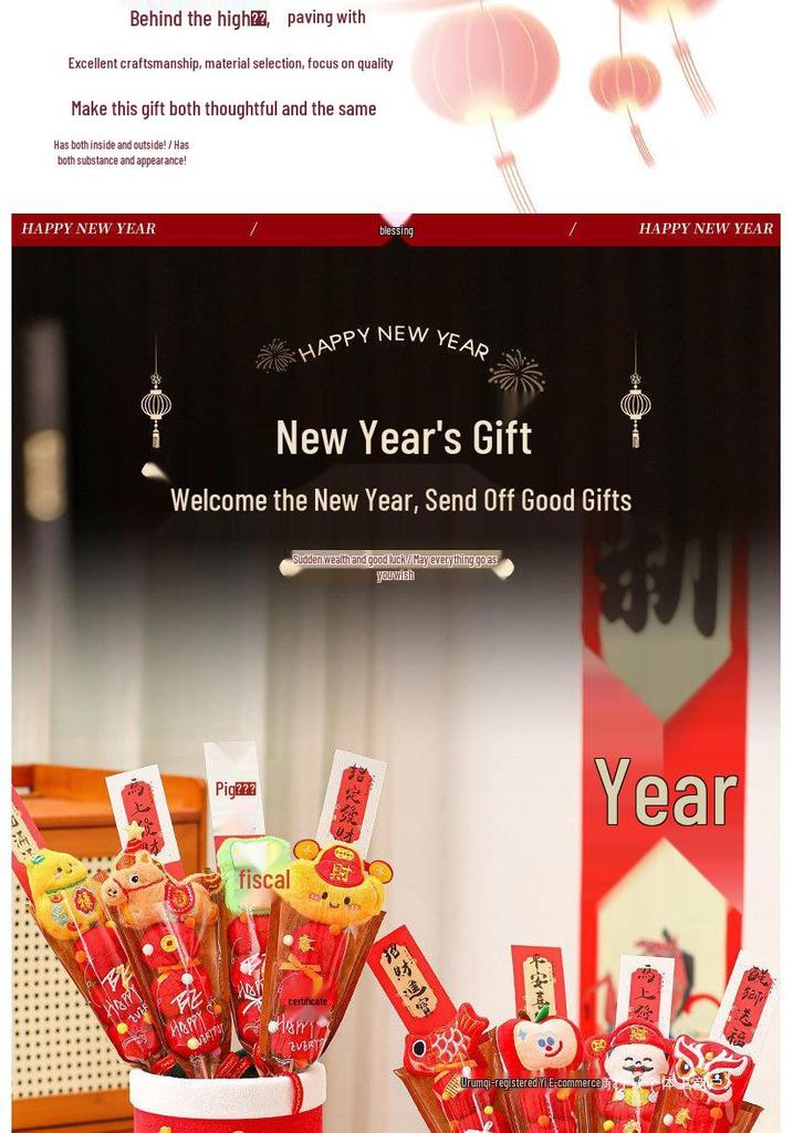 2026 Year of the Horse Tanghulu New Year Decoration Scene & Photo Props