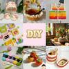 10pcs/set  500g Combed Milk Cotton 4-strands for Hand Woven Baby Yarn Ball DIY Bouquet Material Bag Doll Blanket Scarf