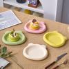 Adorable Cat Bear Dessert Plate - Cute, Plastic, Hot-Selling Breakfast Dish
