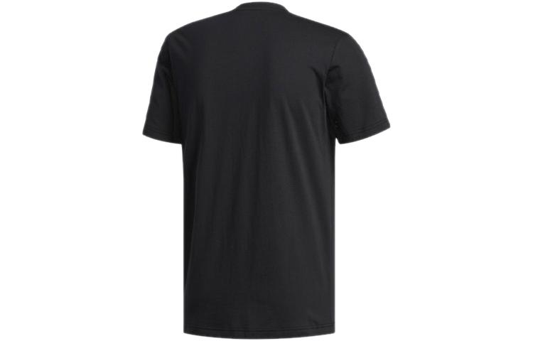 Adidas T Shirts Men's Black Crew Neck Moderate Straight Fit EI4607