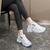 Q new dad shoes increase in height in spring and summer, breathable thick-soled mesh students