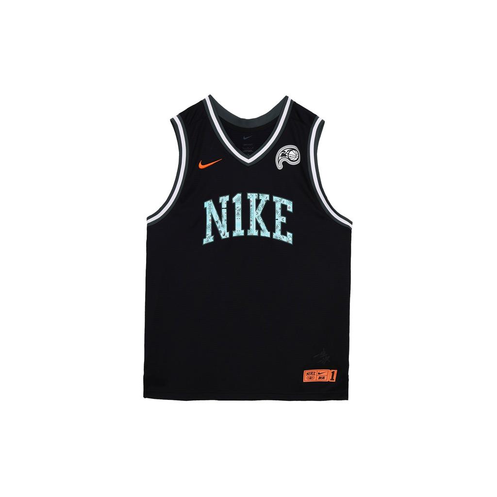Nike SS23 Basketball Series DNA CHBL Letter Logo V-Neck Quick-Dry Sleeveless Vest Men Tops Black HF6136-010