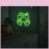 Glow Green Halloween Skull Palm Decal Wall Sticker For Home And Spaces Office