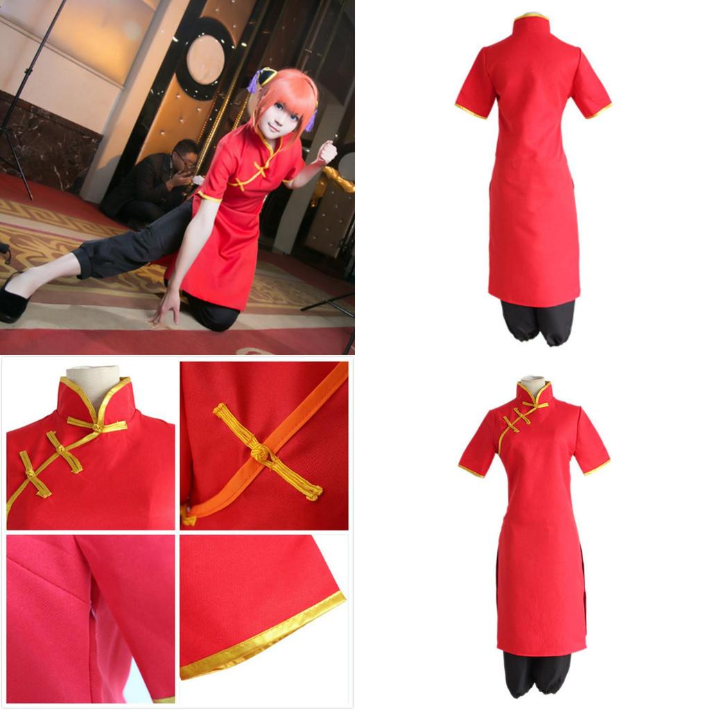 Stilvolles Gintama Kagura Cosplay Kostüm Mit Atmungsaktivem Stoff Und Perfekten Nähten Für Alle Anlässe