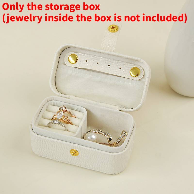 Jewelry Storage Box With Abs Material For Travel And Gift Use