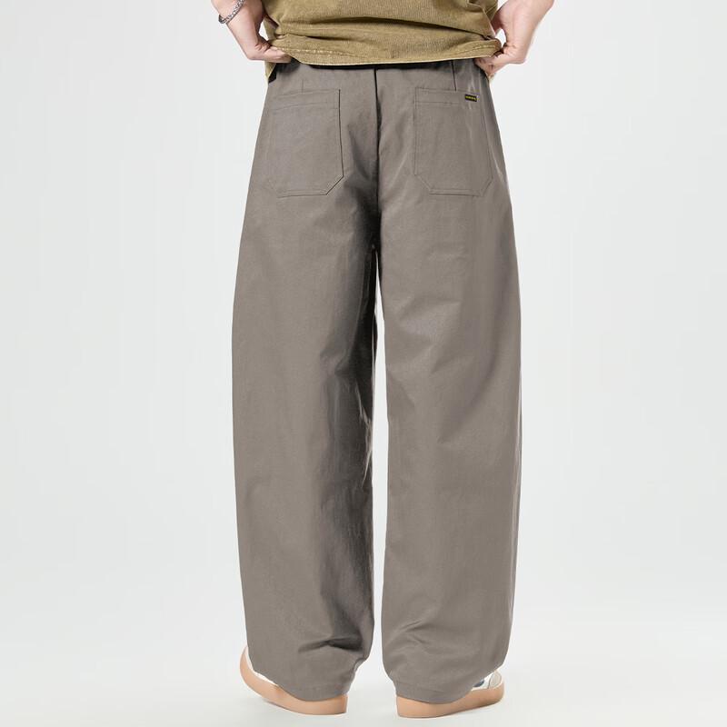 Men's Loose Fit Straight Leg Casual Trousers
